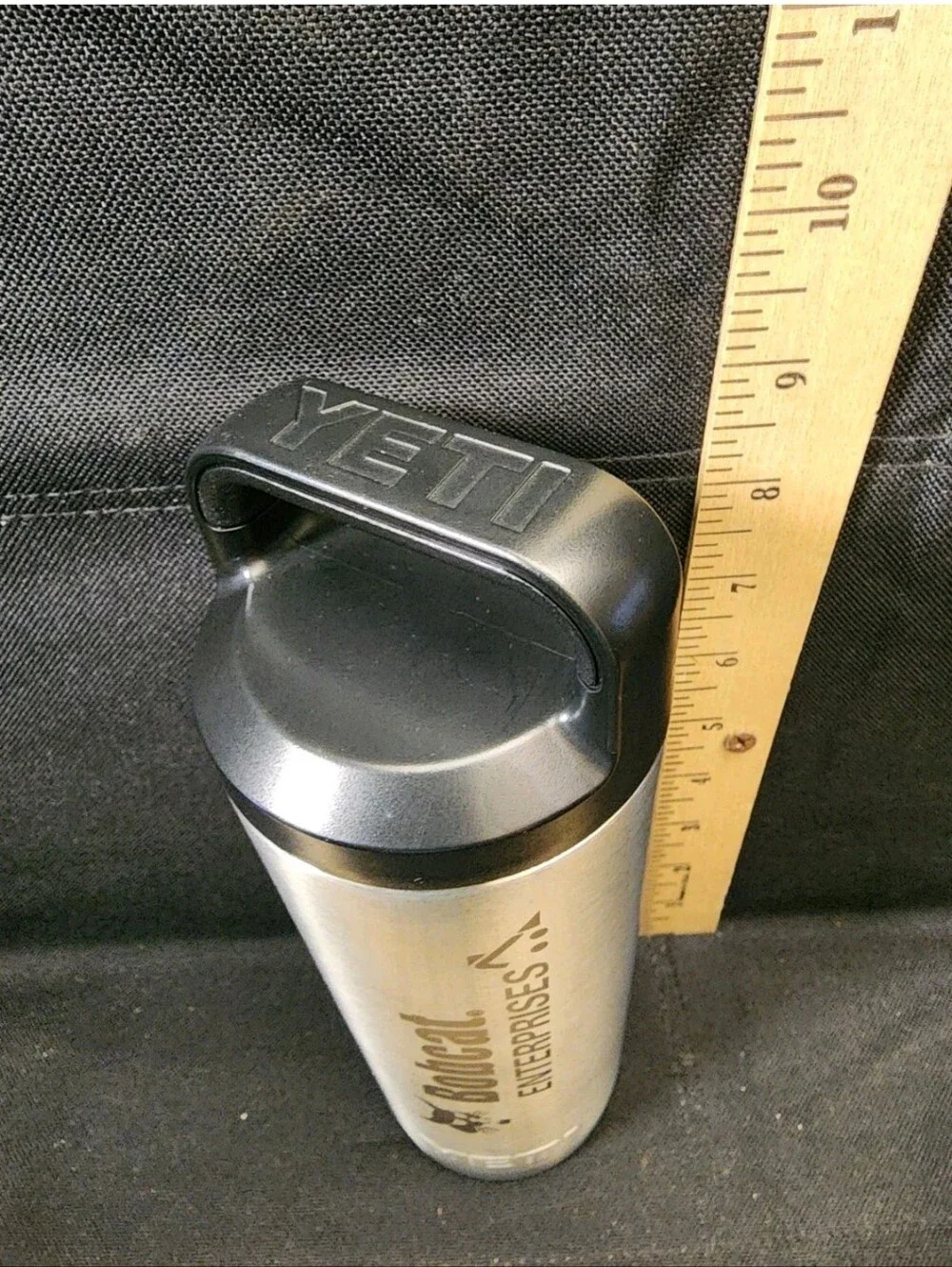 Bobcat Enterprises Branded Yeti Rambler 18 Oz Steel Water Bottle New Never Used
